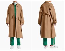 Lacoste NWT $595 Womens OVERSIZED TRENCH COTTON COAT Size 0 32 NEW picture