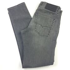 $295 Diesel Krooley-Y-T Black / Gray Denim Jogger Jeans Mens Size 30 X 32 picture