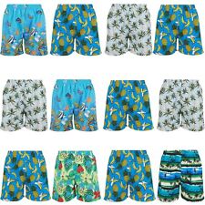 Men's Swim Trunks, Swimwear Beach Shorts, Adult Bathing Suit Mesh Lining, 2-Pack picture