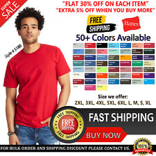 Hanes Unisex T Shirt Plain Short Sleeves Blank Wholesale Beefy-T T-Shirt - 5180 picture