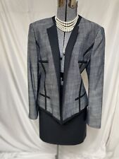 KASPER Skirt Suit Plus Size 18 Two Piece Set 38X21 Pockets Sparkle Executive picture
