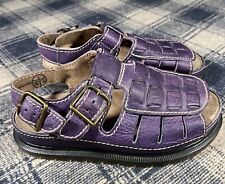 Vintage Dr Martens Fisherman Sandals Women’s 7 Purple Y2K Chunky 90s picture