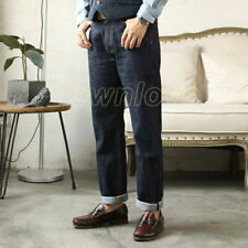 Red Tornado Slim Fit Straight Jeans Men's Selvedge Denim Pants 14oz One Wash Ivy picture