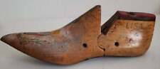 Antique Wooden French Cobbler's Shoe Last Maker's Form LISA Hand Painted Womens picture