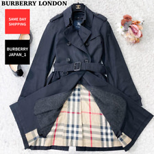 BURBERRY LONDON Trench Coat Black with Liner check size M japan japanese JP #4 picture