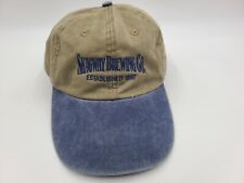 Skagway Brewing Co Company Strapback Adjustable Hat Cap AK Men Women Brown Blue picture