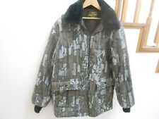 Vintage Timber King Jacket Mens Sz L Trebark Hunting Camo Quilted Coat USA Made picture