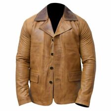 Men's Red Dead Redemption II Arthur Morgan Genuine Leather Jacket - Brown Coat picture