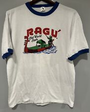 Vintage Ragu Old World Style Ringer Shirt Large picture