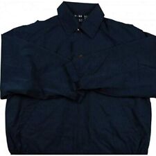 NWT 5XLT 5X Tall Lightweight Microfiber Bomber Jacket in Navy picture