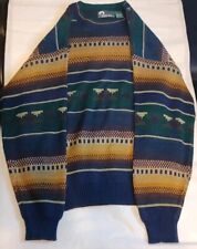 Men’s Timber Trail 100% Acrylic Sweater Vintage Southwestern Pattern Size Large picture