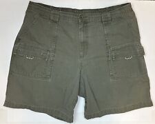 Vintage LL BEAN Utility Shorts 40” Waist ACTUAL Faded Olive Green Army Fishing picture