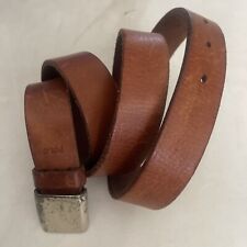 Vintage 95 Polo Ralph Lauren Leather Brown Belt Made in Italy Men SZ 38 picture