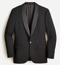 J.Crew $550 Ludlow Slim Fit Shawl Collar Tuxedo Jacket Black 34S 50676 picture