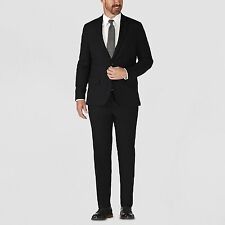Haggar H26 Men's Tailored Fit Premium Stretch Suit Jacket - Black 42R picture