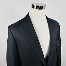 Raffaele Caruso 48R (58) Blazer Jacket Dark Gray Wool Cashmere Two Button Vented picture