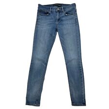 Express Jeans Womens Mid Rise Denim Legging Size 4 Short picture