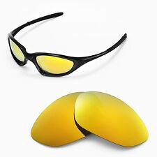 New WL Polarized 24K Gold Replacement Lenses For Oakley XX/Old Twenty Sunglasses picture