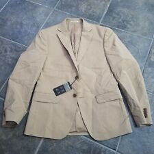 Alfani Men's Suit Jacket Caramel Brown 40R Slim blazer sport coat $360 picture