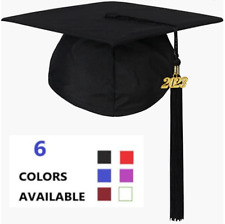 Unisex Adult Matte Graduation Cap with2024YearTassel for Bachelor & High School picture