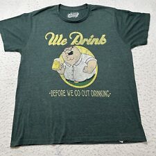 Old Navy Collectabilitees Family Guy Peter Griffin Mens XL Green Graphic T Shirt picture