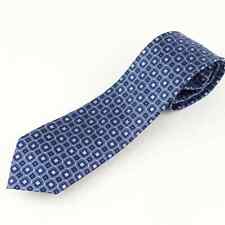 Bloomingdale's The Men's Store, Blue Geometric Silk Men's Neck Tie picture