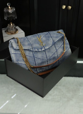 Saint Laurent LouLou Puffer super hot washed denim bag small picture