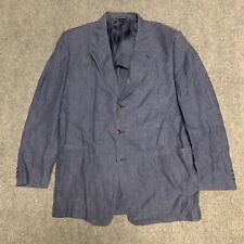 CANALI Milano 100% LINEN Blazer Coat Jacket - Mens EU 54 L / US 44 L 54L 44L picture
