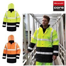 Result Core Motorway Two-Tone Safety Coat R452X - Waterproof Hooded Work Wear picture