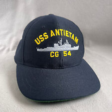 USS Antietam CG 54 Hat Men Blue US Navy Snapback Made In USA The Corps picture