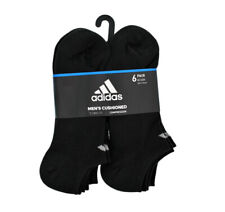 adidas 102403 Size L Men's Athletic Socks - Black (6 Piece). Free FedEx 2 days picture