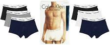 Calvin Klein Men's Low Rise Trunks 3-Pack Classic Fit, Cotton Stretch Underwear picture
