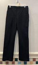 Spanx The Perfect Pants Sz Medium P Black Pull On Style Straight Leg High-Rise picture