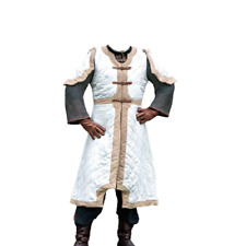 Medieval Thick Padded Gambeson Protective Armor Half Sleeve Reeanctmen SCA LARP picture