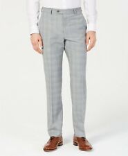 Michael Kors Men's Modern Fit  Plaid Suit Pants Grey 36 x 34 picture