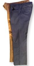 Meyer-Hosen Cotton Men's Trousers, 2 pairs (US 34W/36L), 2 Colors, Straight Leg picture