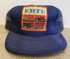 Vintage 80's Ertl Collectors Club Toy Model Farm Trucker Snapback Hat Cap Navy picture