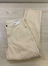 Arizona Jean Co Flex Baggy Jeans, Men's Size 34, Ecru NEW MSRP $56 picture