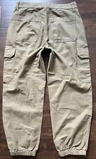 NWOT MADEWELL Pants Ankle CARGO Trouser High Waisted Bohemian sz 28 31” W picture
