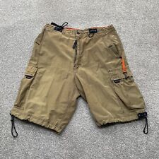 VINTAGE Abercrombie & Fitch Shorts Adult Medium Green Paratrooper Cargo Mens * picture