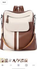 Leather Backpack Purse for Women, Large Fashion Convertible Anti-theft, Travel picture