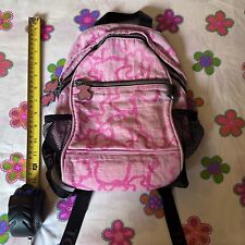 Tous Kaos Mini Pink Nylon Backpack Classic Bears Monogram Y2K Bookbag Super Cute picture