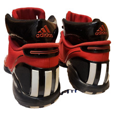 Adidas AdiZero's Men's Basketball Shoes sz 13, Red, Black & White. Barely worn.  picture