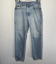 Vintage Lee Jeans Men's Distressed Blue Medium Wash Made In USA size 34x32 picture