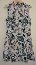 Stunning Womens Cue Australia Lined Floral Dress Size 10 picture