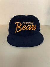 Vintage style Chicago Bears Corduroy Hat Snap back Clark Griswold Christmas NFL picture