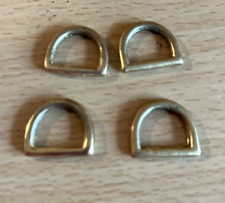VTG Coach Replacement Hardware D Rings Brass 2 Pairs Original 1990s picture