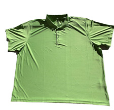ULTRA CLUB Men's Cool & Dry Elite Tonal Stripe Performance Polo T Shirt Size 4XL picture