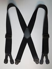 Men's Suspenders - X Style, Heavy Duty Material, Thick Button On, USA Made picture