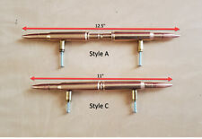 Bullet 50 BMG Brass Cabinet Handles - Qty 1 - Flat shipping, any quantity picture